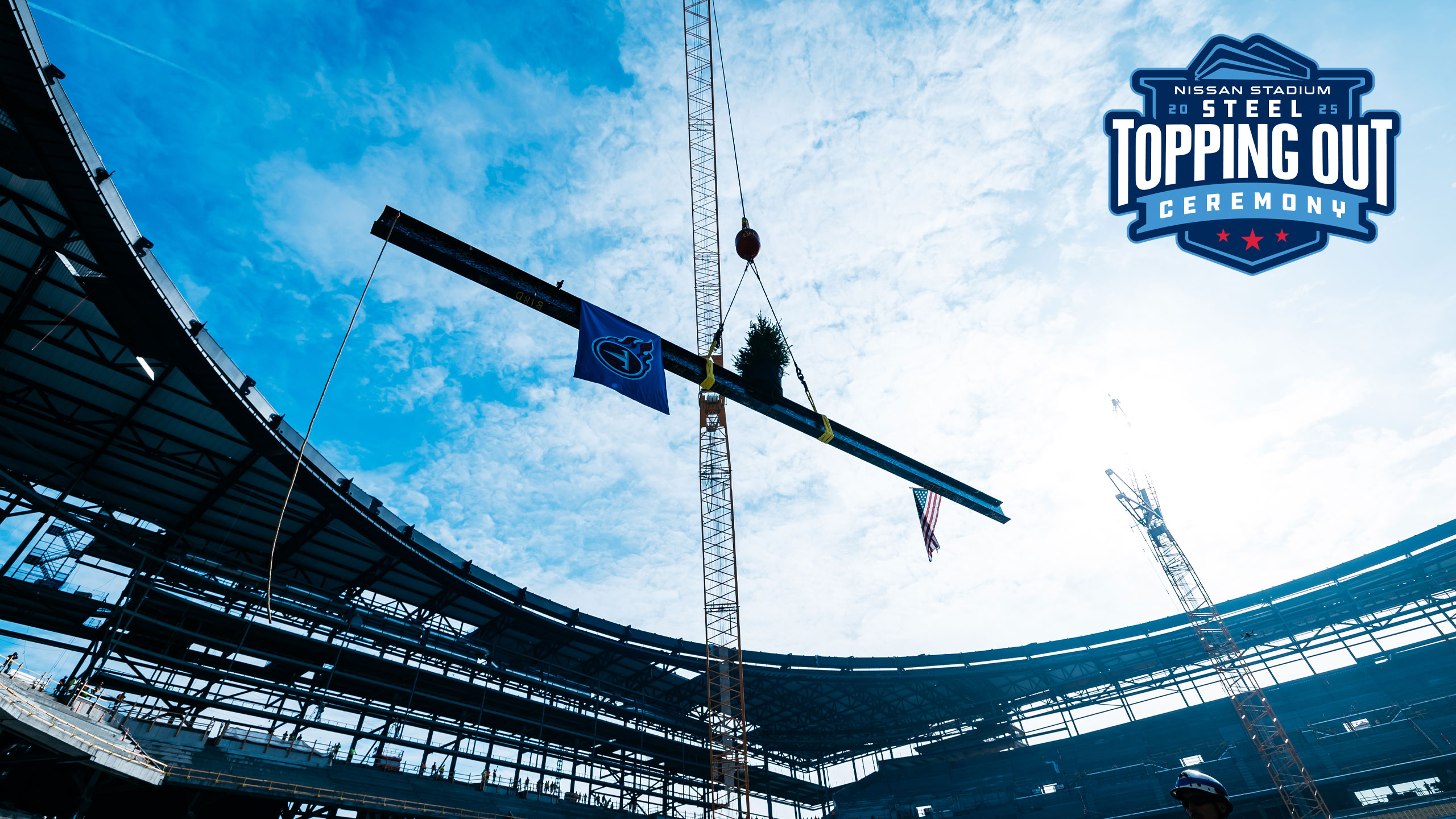 Topping Out Ceremony - New Nissan Stadium