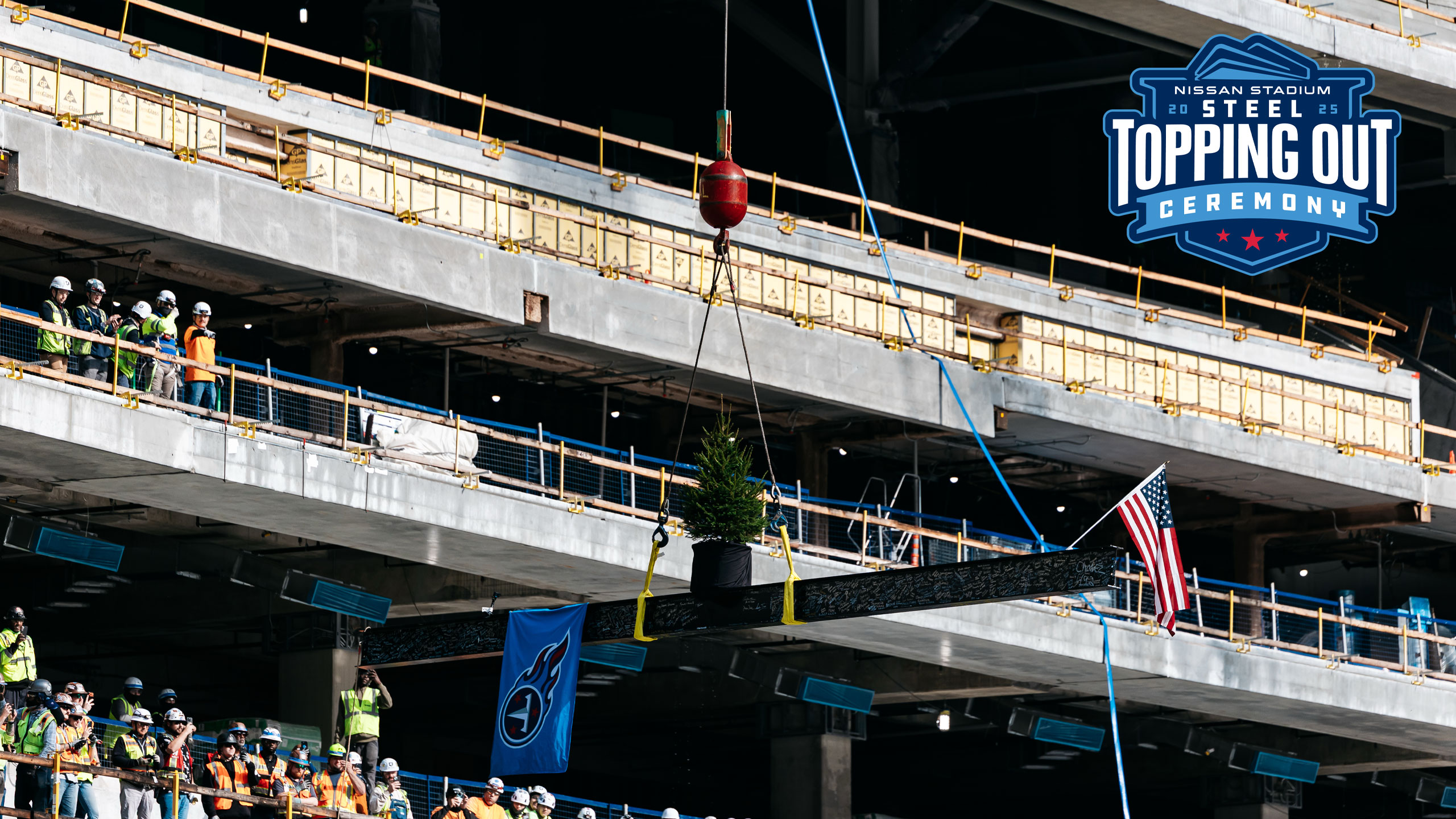 Topping Out Ceremony - New Nissan Stadium 