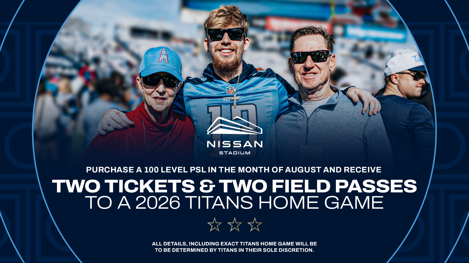 New Nissan Stadium - August Incentive